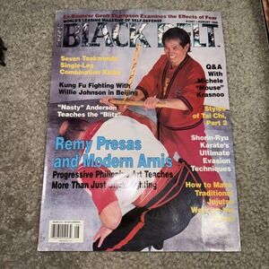 AUGUST 1998 - BLACK BELT martial arts magazine Bjj UFC MMA Self Defense Jujitsu